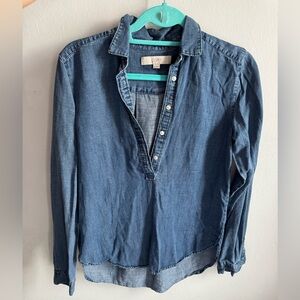 Loft jeans shirt